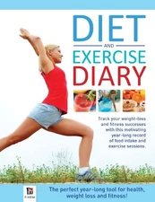 Diet & Exercise Diary - Diary By Hinkler books - VERY GOOD