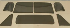 Grey Glass for 1951 1952 1953 Chevy GMC Pickup Vent Door 3pc Back Window Set