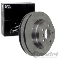 2X Eurobrake Bremsscheiben 320Mm BelÜFtet Hinten Passend FÜR BMW X5 X6 |