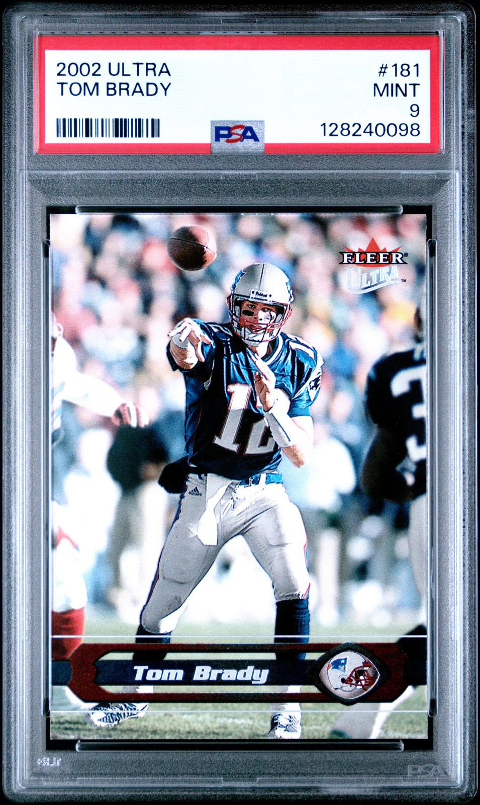 2002 Ultra #181 Tom Brady PSA 9