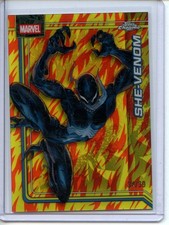 2026 Topps Chrome Marvel Comics #152 She-Venom Human Torch Refractor /39