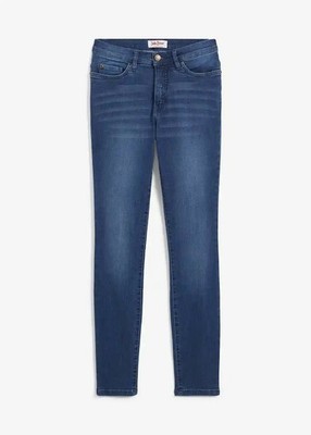 Slim Jeans High Waist Shaping Gr. 38 Blau Denim Damenjeans Hose Pants Neu*