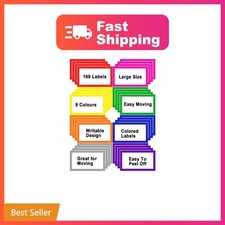 6 x 4 inch Large Moving Labels for Boxes, Blank Moving Boxes Labels Stickers,...