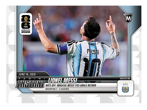 Lionel Messi - 2026 Panini Instant FIFA World Cup 2026 #46 MILESTONE PRESALE