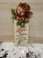 Antique/Vintage Celluloid Advertising Bookmark Libby's Canned Meats