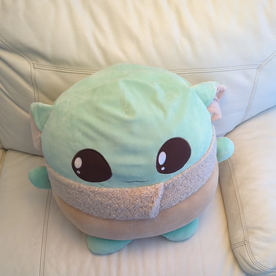 Mattel Star Wars Cuutopia Grogu Plush Toy | 20 in H 20 in W 10 in L | Mint cond. - Image 4 of 4