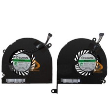 New Fan Left and Right Side CPU Cooling Fans for 17" A1261 2008 MacBook Pro DD