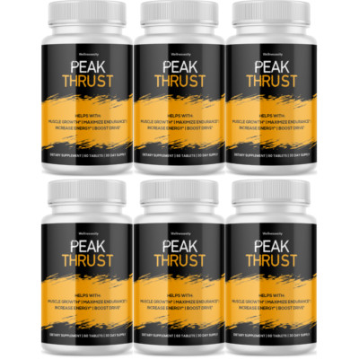 Peak Thrust for Men PeakThrust Enhancement Official - 6 Bottles