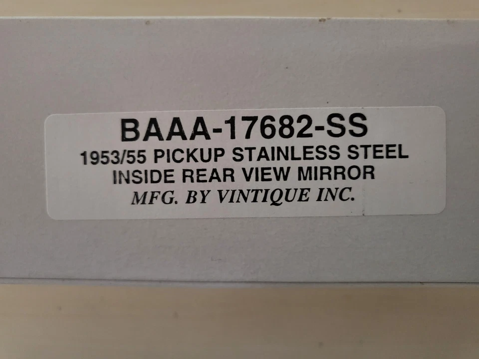 Espejo retrovisor interior pickup Ford F100 1953 1954 1955. Nuevo. Foto 3 de 4
