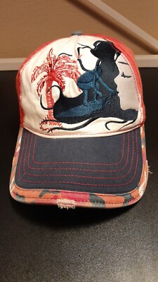Vintage Hypnots HYP Surf Cap Hat Tropic Unique One Of A Kind Distressed 