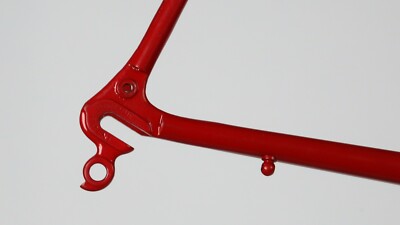 Cadre Vélo CBT Italia Krypton Columbus SLX Acier 60 Cm - Rare Couleur Rouge Chromé - Pour Vélo De Course