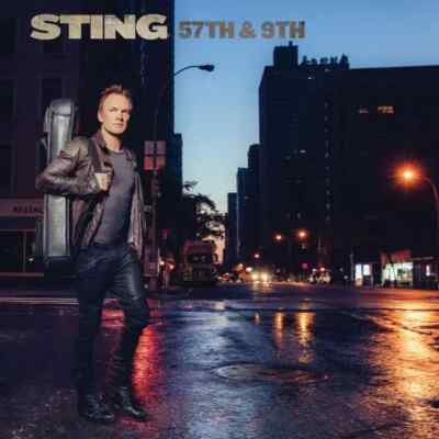 Sting 57th & 9th BLUE VINYL, 180G NEAR MINT Interscope Vinyl LP