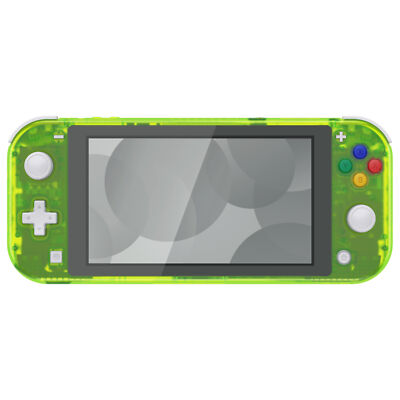 Clear Lime Green Custom Cover w/ Screen Shell Protector for