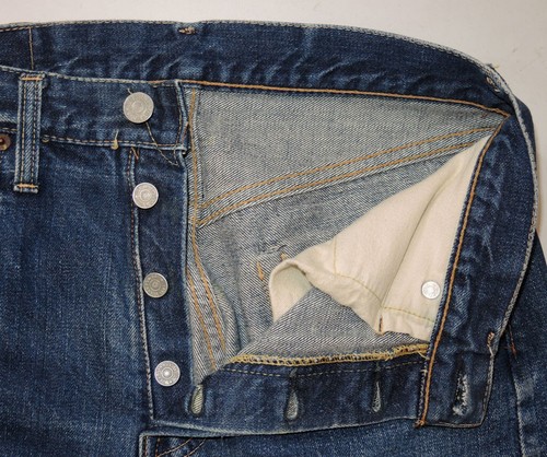 Jeans Levi's S-Type 501 vintage anni 60 29x31 Big E Redline Selvage punto singolo - Foto 8 di 15