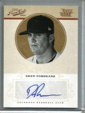 Drew Pomeranz 2012 Playoff Prime Cuts Autograph Rookie #10/10