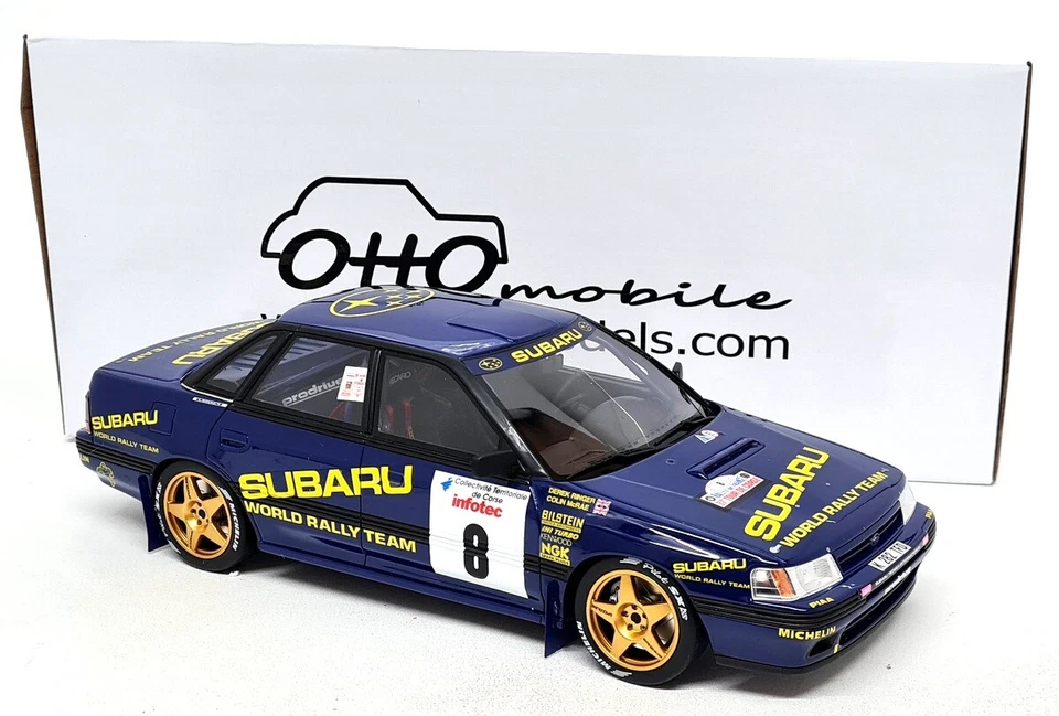 Coche modelo Otto 1/18 - Subaru Legacy RS Gr.A Tour De Corse Rally Colin McRae 1993 Foto 2 de 4