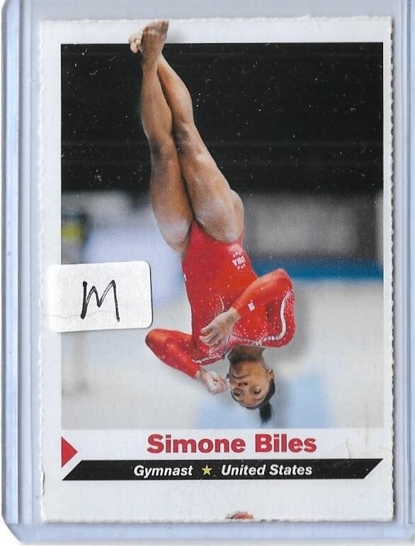 SWEET 2014 SI FOR KIDS SIMONE BILES ROOKIE CARD #292 ~ USA OLYMPIC GYMNASTICS (M