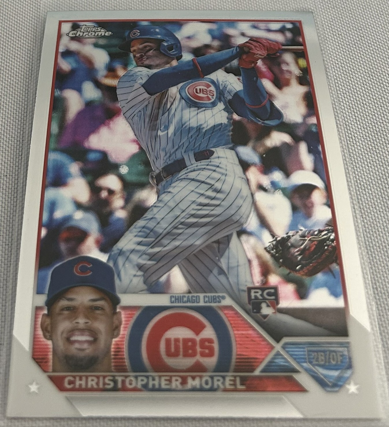 2023 Topps Chrome Baseball Christopher Morel Chicago Cubs Rookie card #198