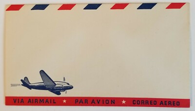 Vintage Avion Airmail Envelope Unused  E1F #
