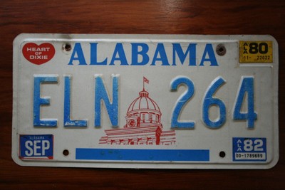 Vintage Us License Plate Usa Kfz Kennzeichen Ebay