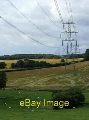 Foto 6x4 Stromleitungen Fairburn Einige Bauern hatten offensichtlich viel Spaß c2008