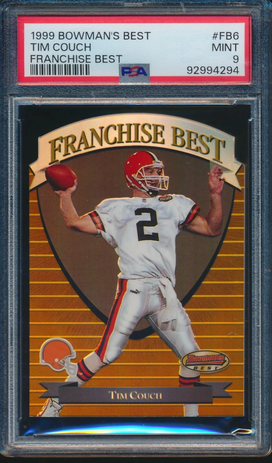 Tim Couch Bowman's Best Franchise Best #FB6 Franchise Best