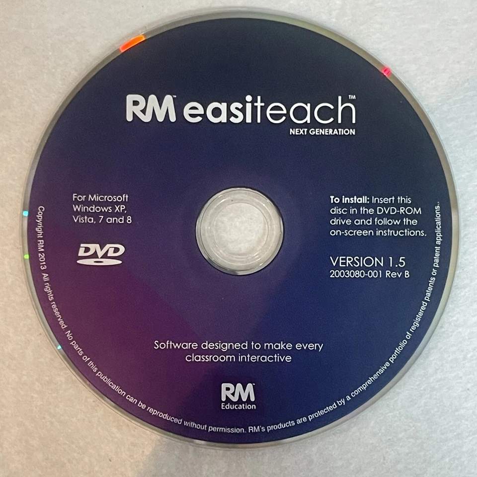 Steelcase Whiteboard Software RM Easiteach Windows XP Vista 7 8 Mac 10.6.8-10.8 - Image 4 of 4