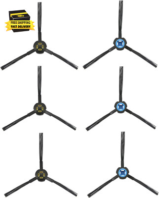 6Pcs Replacement Side Brushes for Ilife V8 V80 V8S X800 X785 X750 A9S A7 Robot V