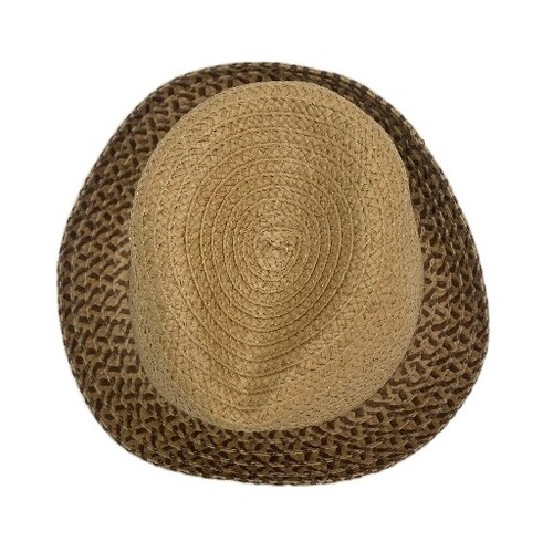 Janie & Jack Fedora Sombrero Casual Talla Única Marrón Paja para 4 a 5 años Nuevo - Imagen 7 de 9