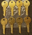 CH545 LOT 8 NEW KEYS FOR TOOL BOX KEY CODE CH545 toolbox truck