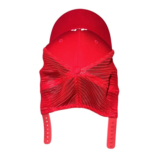 RICHARDSON 112 Muscle Hustle Hat Red Trucker Snapback Gym Fitness Cap 2018 OS - Picture 8 of 10