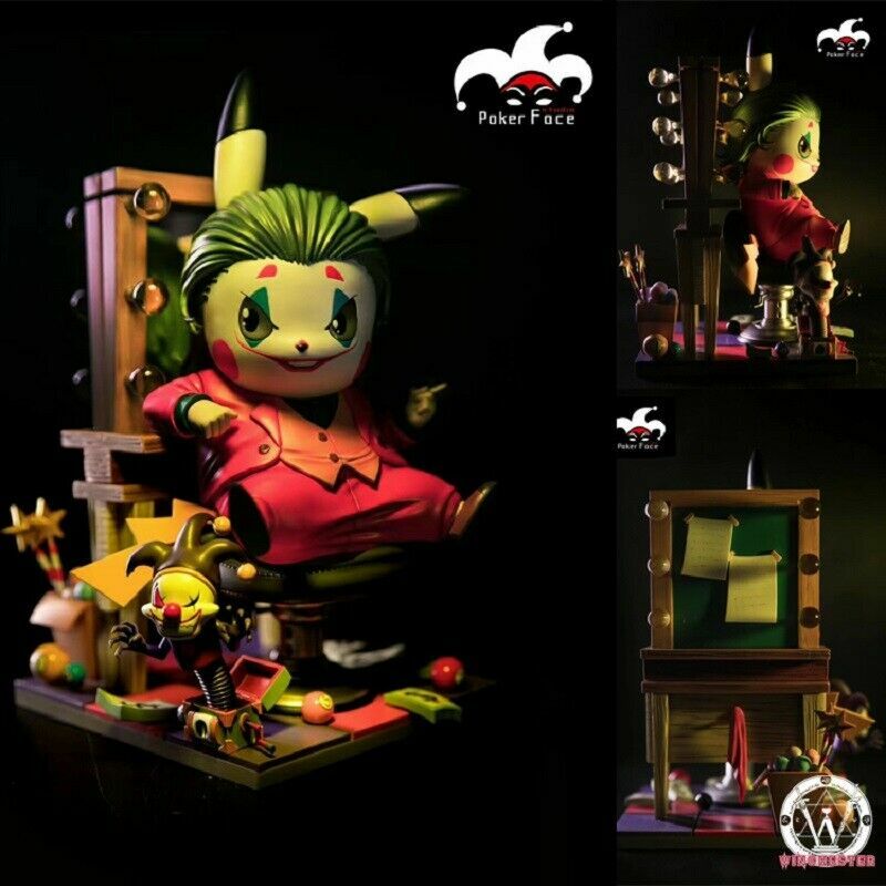 Poker Face Studio Joker Pikachu Limited Painted Resin Model GK New