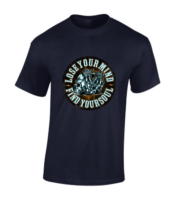 Lose Your Mind Find Your Soul Motorbike Motorcycle Unisex T-Shirt