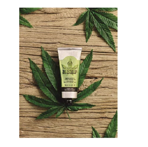 The Body Shop Hemp Hand Protector cream NEW 3.3 oz LARGE paraben