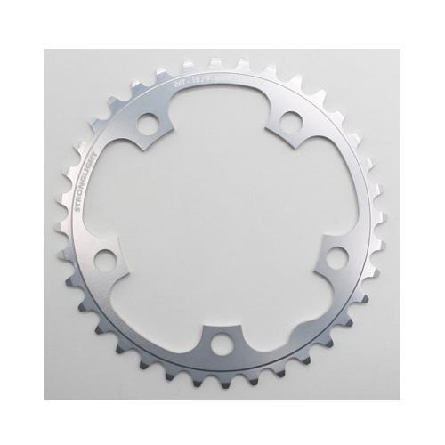 Plateau route 36dts alu 7075 Stronglight argent, l'excellence compacte 110mm