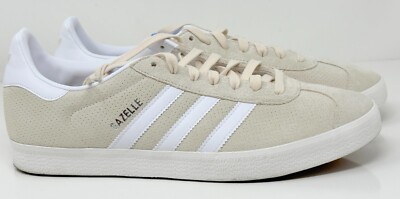 Men Adidas Gazelle Indoor Soccer Shoes Size 11 Wonder White Tan IF3817 NOBOXLID