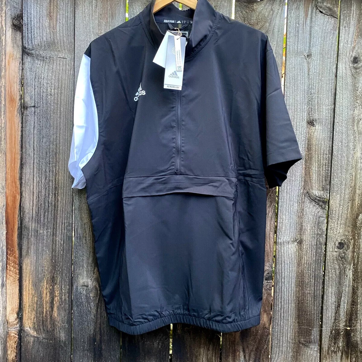 Adidas short sleeve best sale windshirt