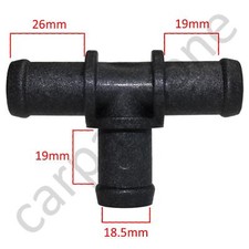2X T-Piece Radiator Hose Connector For Audi A3 A4 A5 A6 A7 A8 Q3 Q7 - 701819876