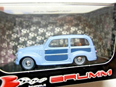 NEW BRUMM 1/43 ART.R343-04 ''FIAT 500 CELESTE'' ORIGINAL BOX