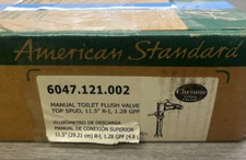 American Standard 6047121.002 1.28 GPF Manual Flushometer, Polished Chrome