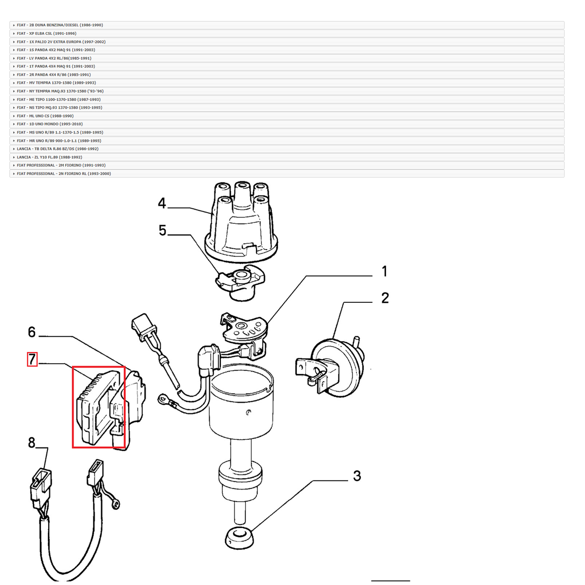 Magneti Marelli Ignition Module For Fiat Uno & Lancia Y10 – BKL4A (Replaces 9940095)