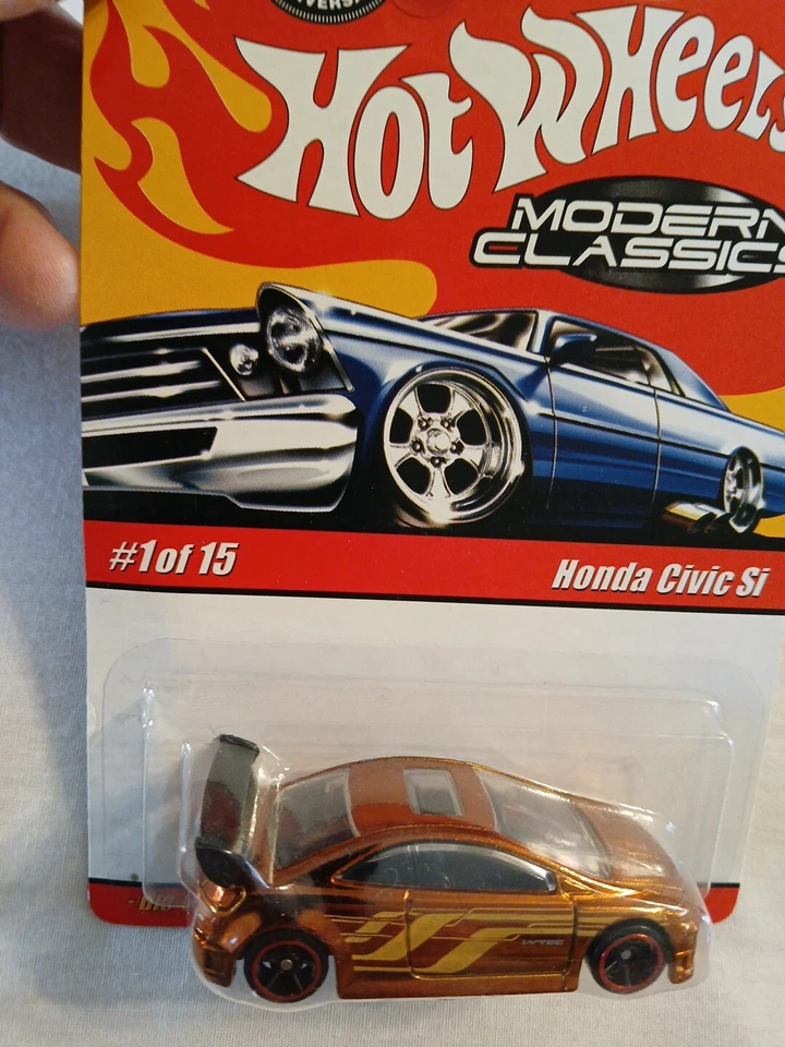 HOTWHEELS Walmart Modern Classics Honda SI Naranja Foto 2 de 4