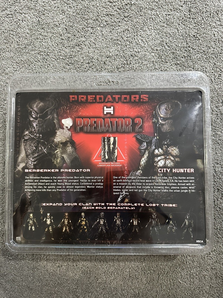 ✓NECA Predator 2-Pack, Berserker Predator & City Hunter