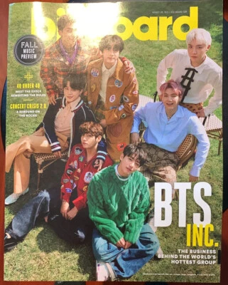 BILLBOARD MAGAZINE-AUGUST 28, 2021-BTS-BTS-BTS-INC.-BRAND NEW-IN STOCK