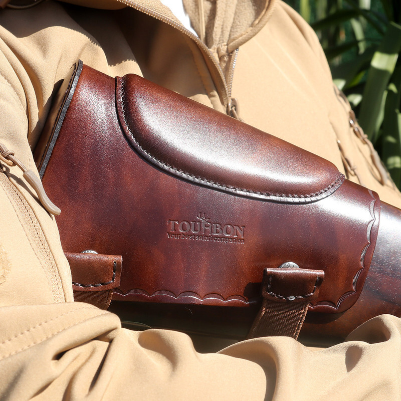 Tourbon Hunting Accessories Rifle Rubber Buttstock Pad Non-Slip Recoil Pad Shoulder Protector