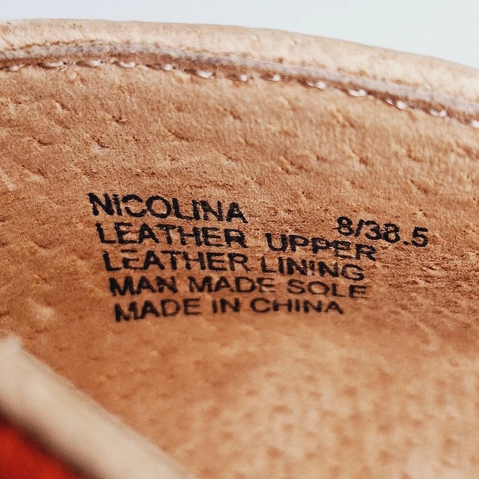 Miz Mooz Nicolina Block Heels Ankle Strap 8 Retro Comfort Leather Shoes 40s Fall - Image 4 of 4