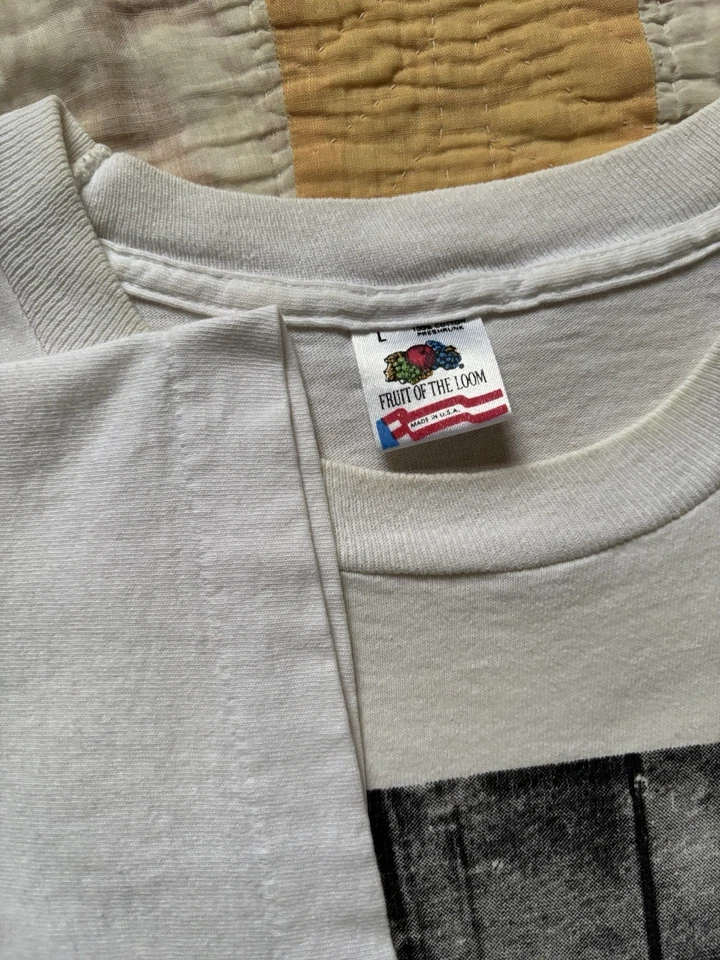 Vintage 90s Malcolm X Fidel Castro T Shirt Activism Black Power Size Large USA - Image 3 of 4