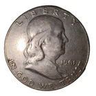 1961-D Franklin Half Dollar - Estate Find, 90% Silver