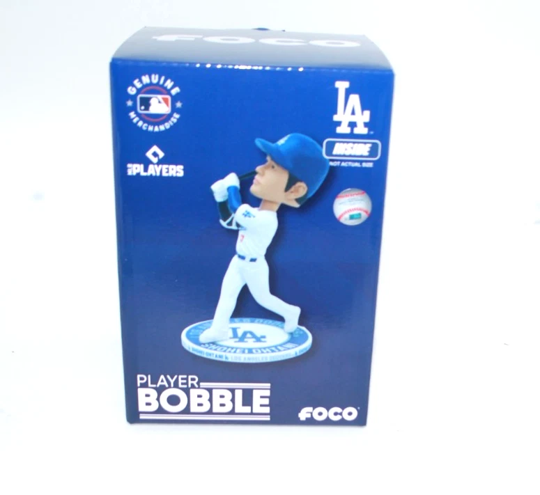 Shohei Ohtani Dodgers ( Hitting ) Bobblehead by FOCO New in Box Numbered - Image 2 of 3
