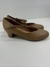 New Bloch Genuine Leather Nude Dance Shoes Size 10